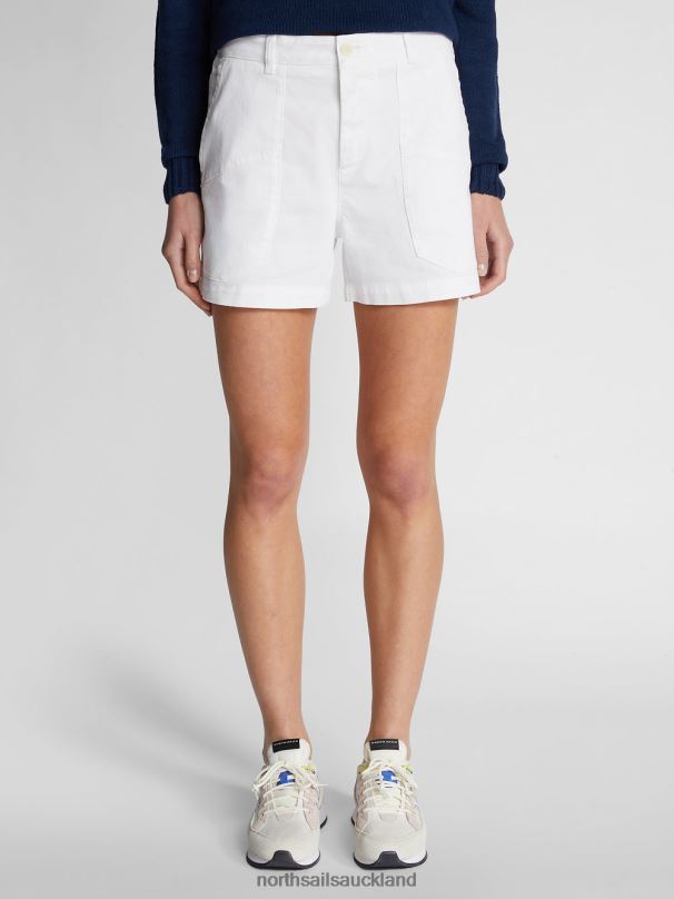 GABARDINE CARGO SHORTS White Clothing Women X20HV1513 North Sails