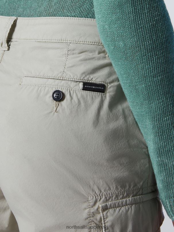 ORGANIC COTTON CARGO SHORTS Agate grey Clothing Women X20HV627 North Sails