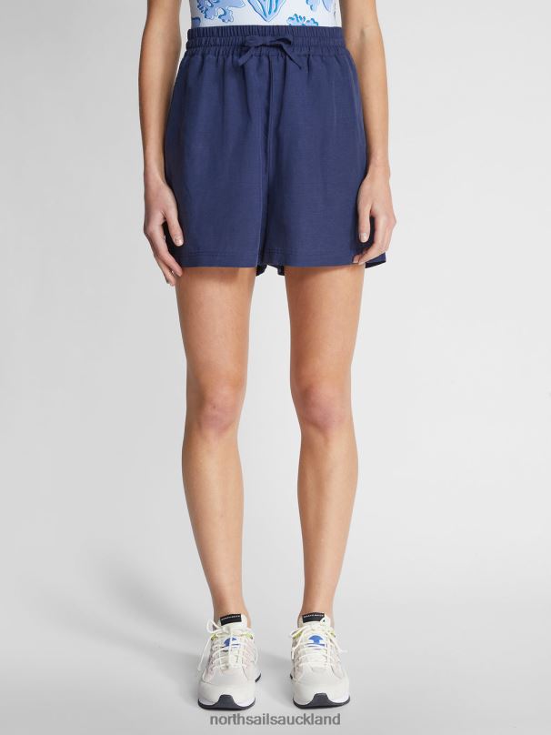 ORGANIC LINEN SHORTS Midnight blue Clothing Women X20HV1533 North Sails