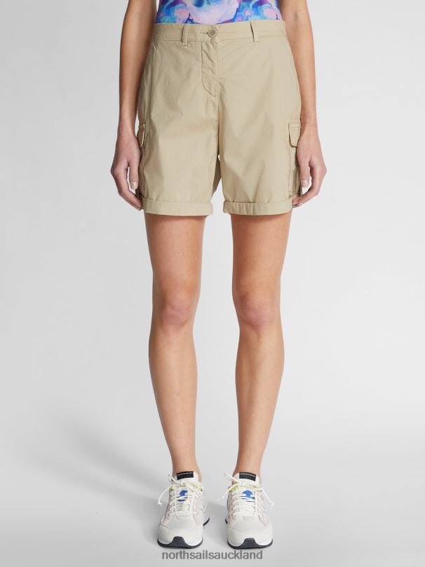 POPLIN CARGO SHORTS Beige Clothing Women X20HV1507 North Sails