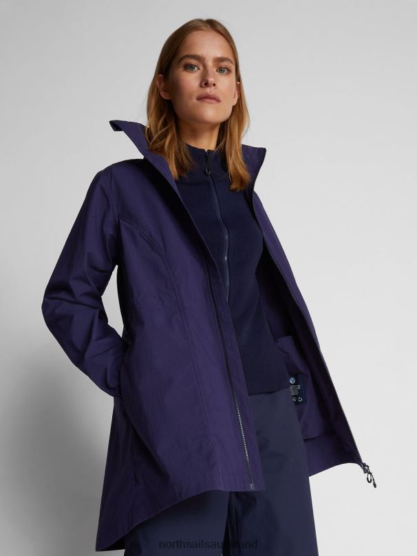 HIGH-NECK CARDIGAN Midnight blue Clothing Women X20HV1476 North Sails