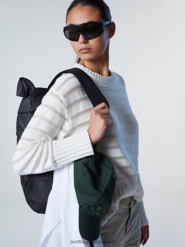 STRIPED CREW-NECK Alomond cream Clothing Women X20HV589 North Sails