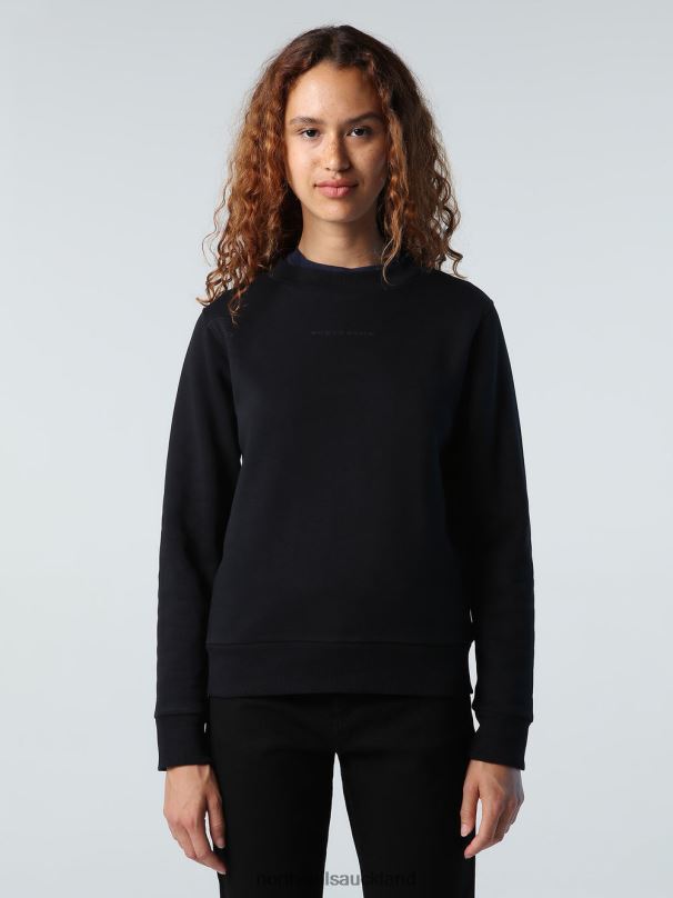 CREW-NECK SWEATSHIRT Black Clothing Women X20HV1420 North Sails