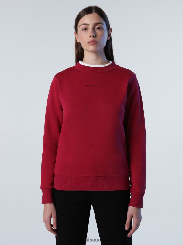 CREW-NECK SWEATSHIRT Deep cherry Clothing Women X20HV1418 North Sails