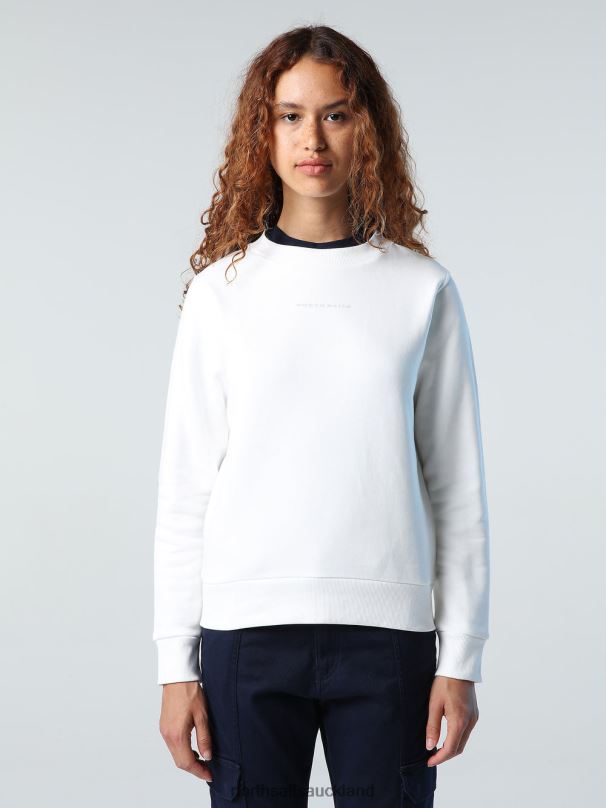 CREW-NECK SWEATSHIRT Marshmallow Clothing Women X20HV1417 North Sails