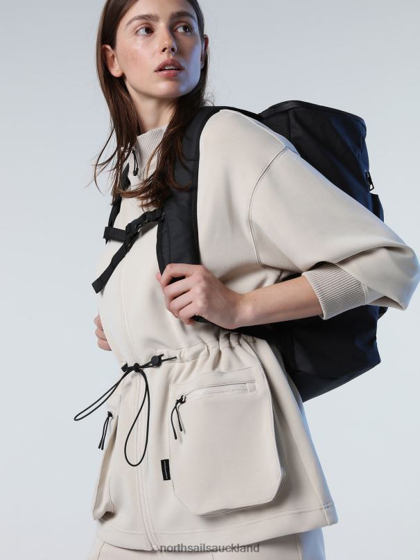 INTERLOCK ZIP-UP SWEATSHIRT Pumice stone Clothing Women X20HV1427 North Sails