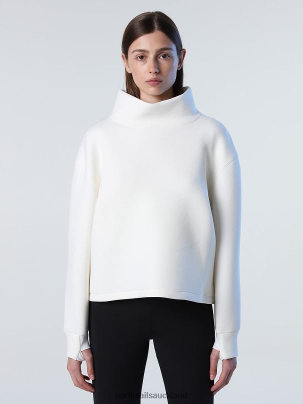 SCUBA SWEATSHIRT Marshmallow Clothing Women X20HV1387 North Sails