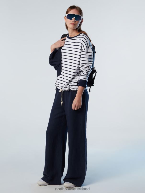 STRIPED DRAWSTRING SWEATSHIRT Combo 1 Clothing Women X20HV595 North Sails