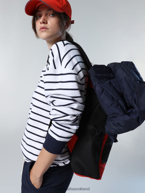 STRIPED DRAWSTRING SWEATSHIRT Combo 1 Clothing Women X20HV595 North Sails