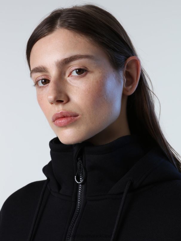 ZIP-UP SCUBA SWEATSHIRT Black Clothing Women X20HV1373 North Sails