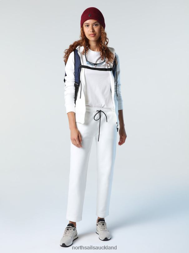 ZIP-UP SWEATSHIRT Marshmallow Clothing Women X20HV1429 North Sails