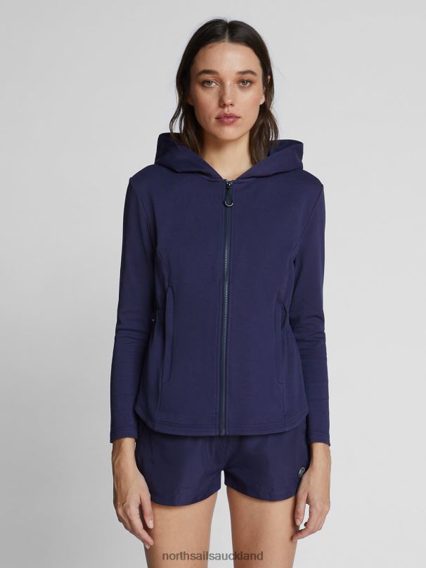 ZIP-UP SWEATSHIRT Midnight blue Clothing Women X20HV1474 North Sails