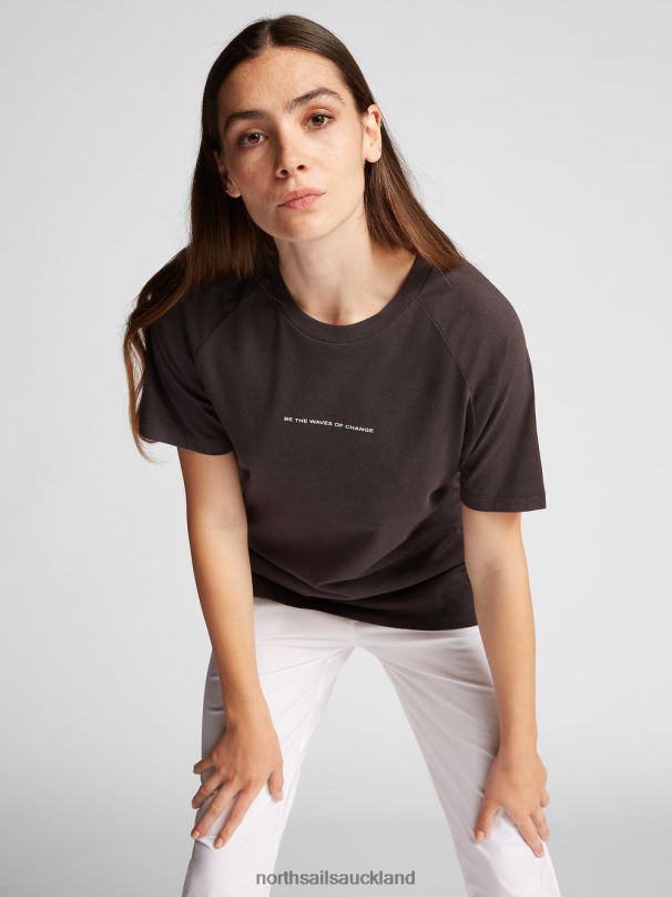 COTTON AND BAMBOO T-SHIRT Phantom Clothing Women X20HV1472 North Sails