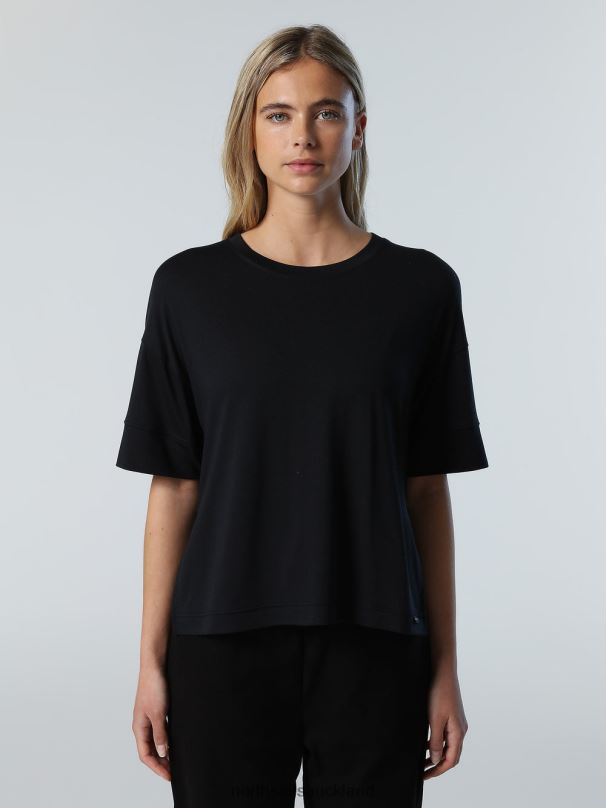 DROPPED-SHOULDER TOP Black Clothing Women X20HV594 North Sails