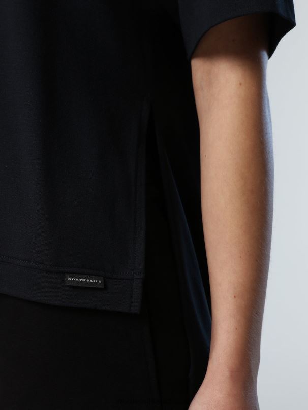 DROPPED-SHOULDER TOP Black Clothing Women X20HV594 North Sails