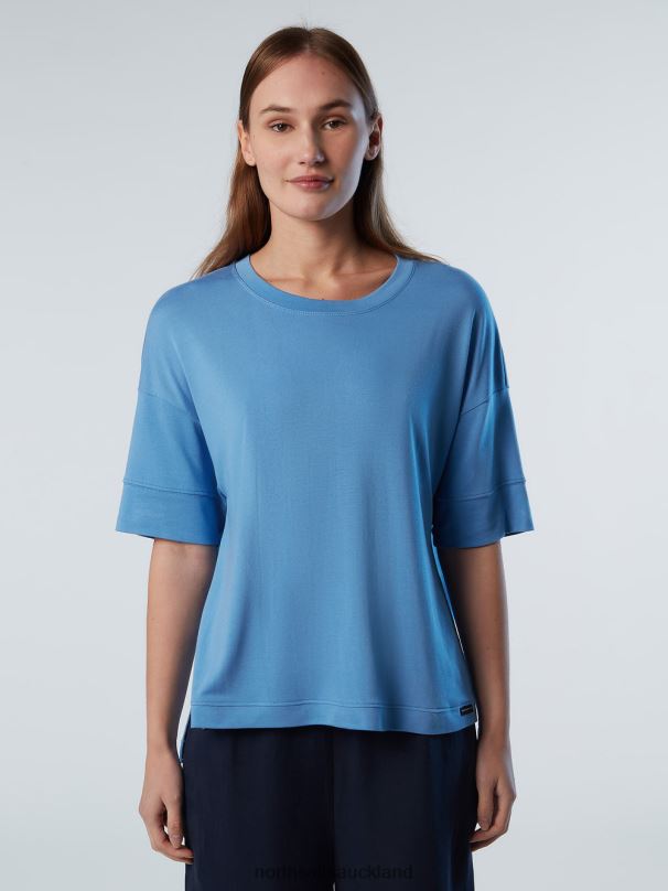 DROPPED-SHOULDER TOP Cornflower blue Clothing Women X20HV593 North Sails
