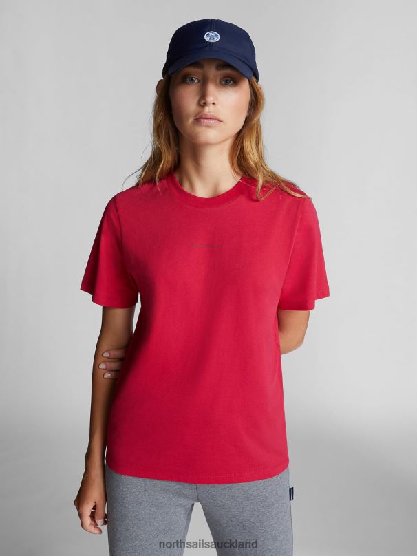 ORGANIC COTTON T-SHIRT Persian red Clothing Women X20HV1546 North Sails