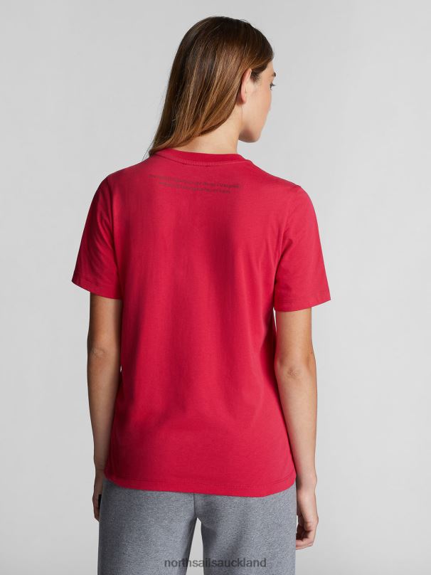 ORGANIC COTTON T-SHIRT Persian red Clothing Women X20HV1546 North Sails