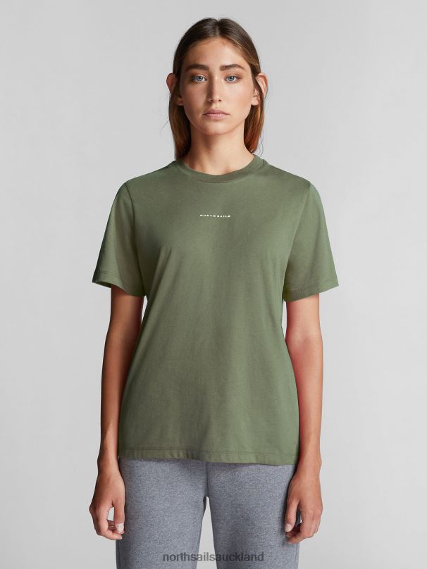 ORGANIC COTTON T-SHIRT Sea green Clothing Women X20HV1547 North Sails
