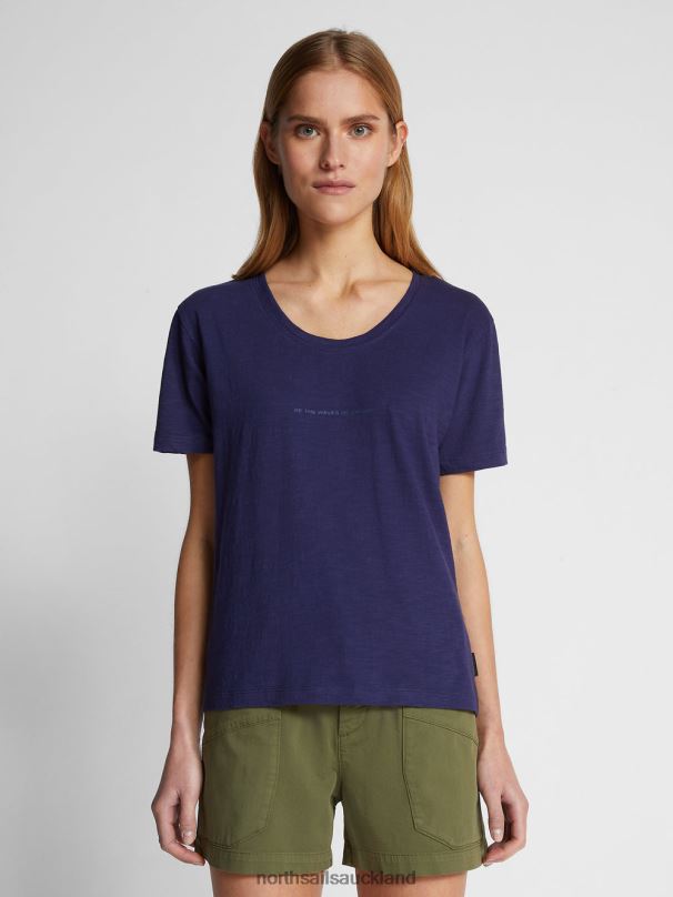 ORGANIC JERSEY T-SHIRT Midnight blue Clothing Women X20HV1537 North Sails