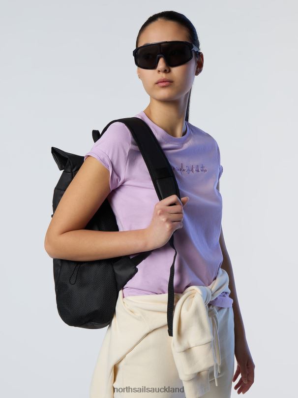 T-SHIRT WITH EMBROIDERY Lilac bloom Clothing Women X20HV559 North Sails