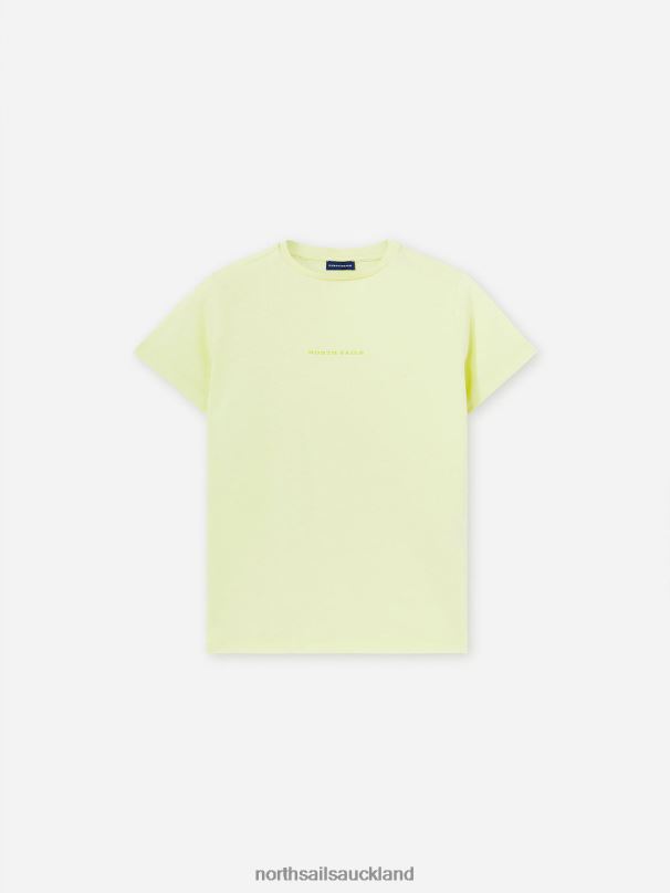 T-SHIRT WITH LETTERING Light sulphur Clothing Women X20HV1493 North Sails