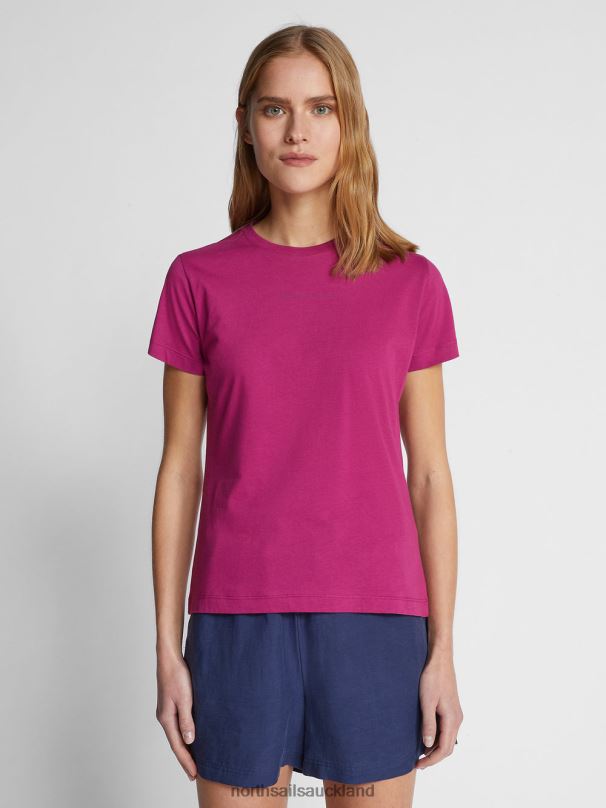 T-SHIRT WITH LETTERING Orchid Clothing Women X20HV1494 North Sails