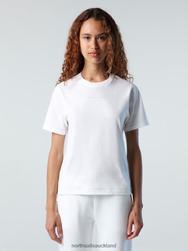 T-SHIRT WITH PRINTED LETTERING Marshmallow Clothing Women X20HV1398 North Sails