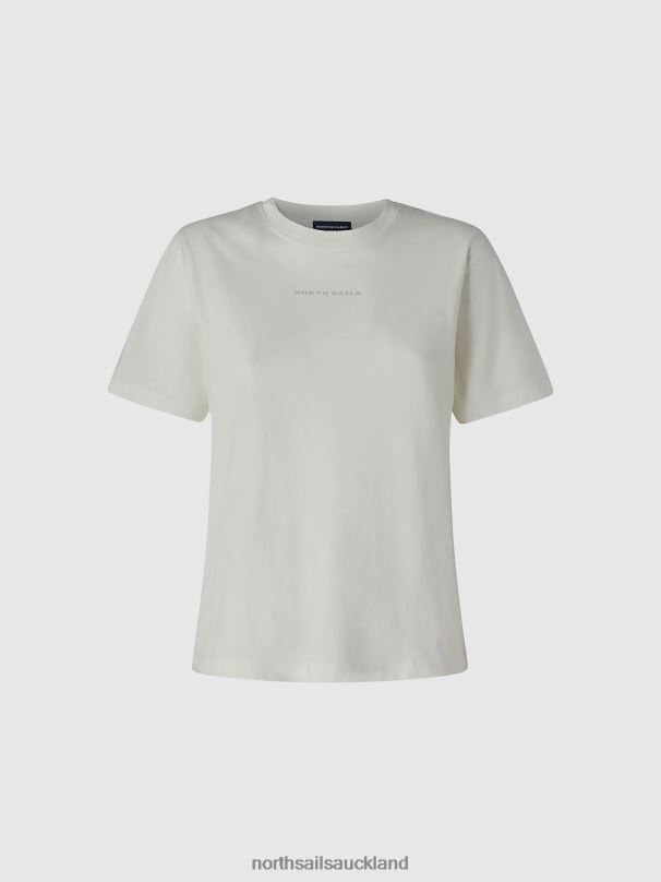 T-SHIRT WITH PRINTED LETTERING Marshmallow Clothing Women X20HV1398 North Sails