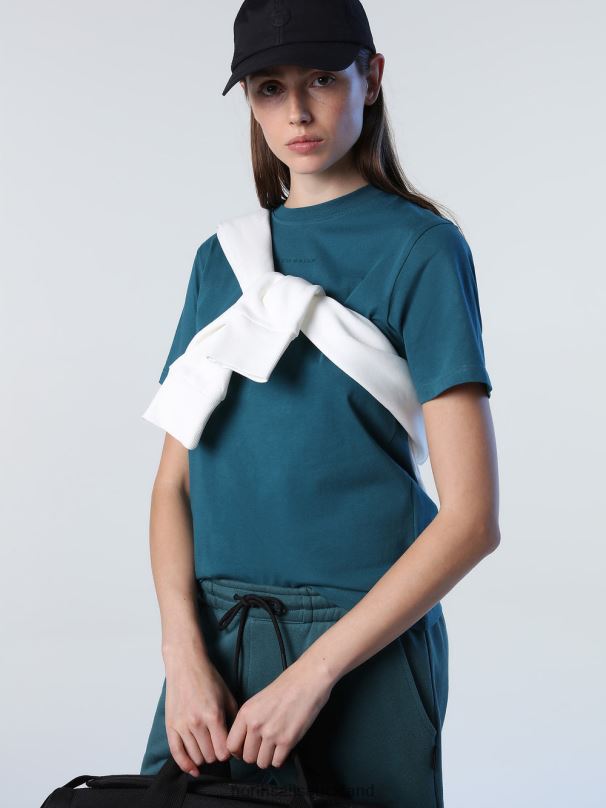 T-SHIRT WITH PRINTED LETTERING Mediterranea Clothing Women X20HV1400 North Sails