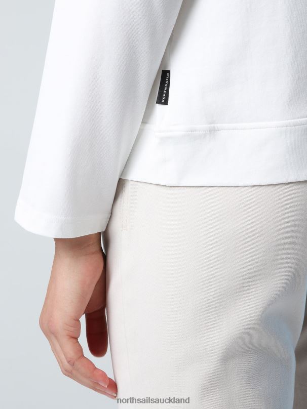 T-SHIRT WITH RAGLAN SLEEVES Marshmallow Clothing Women X20HV1412 North Sails