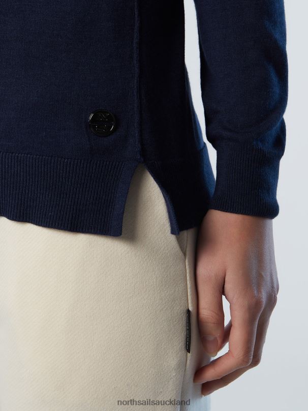 ALOE BOAT-NECK TOP Navy blue Clothing Women X20HV576 North Sails