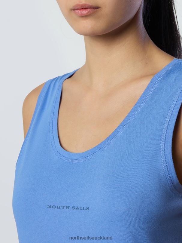 BAMBOO TANK TOP Cornflower blue Clothing Women X20HV564 North Sails