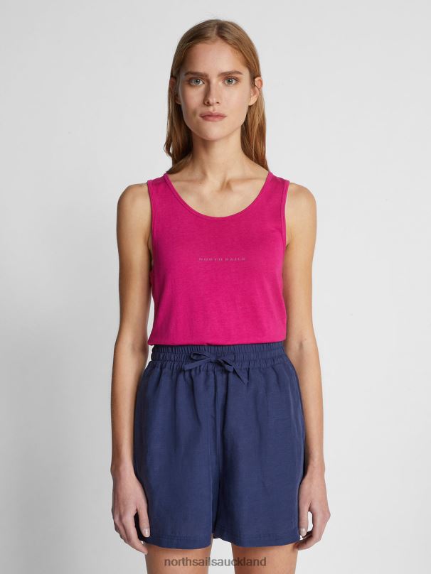 COTTON AND BAMBOO TANK TOP Orchid Clothing Women X20HV1482 North Sails