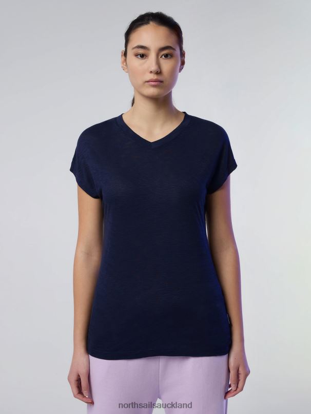 V-NECK TOP Navy blue Clothing Women X20HV574 North Sails