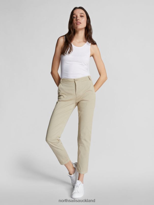 GABARDINE TROUSERS Beige Clothing Women X20HV1502 North Sails