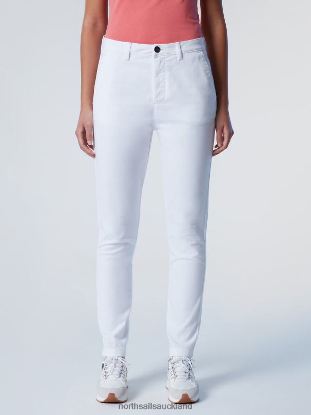 ORGANIC COTTON CHINOS White Clothing Women X20HV613 North Sails