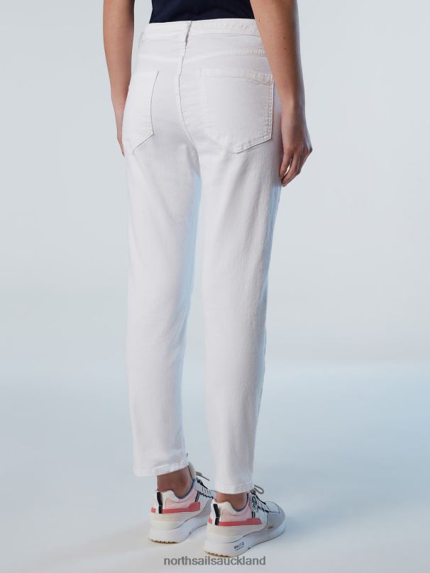 ORGANIC COTTON DENIM JEANS White Clothing Women X20HV606 North Sails