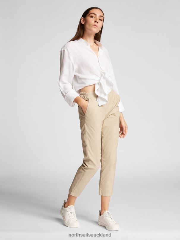 STRAIGHT-LEG TROUSERS Beige Clothing Women X20HV1445 North Sails